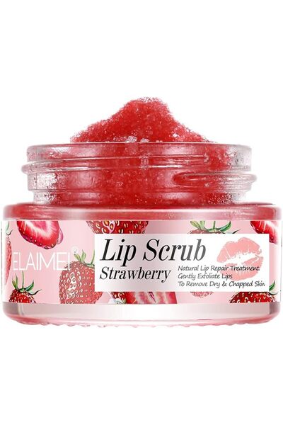 ELAIMEI Lip Scrub, Exfoliator & Moisturizer, Lip Repair for Lush Soft Lips, C...