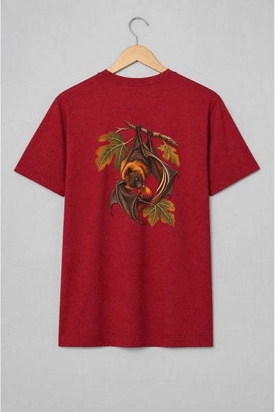 Generic Brand Tricou unisex cu Liliac cu smochină ilustrație vintage