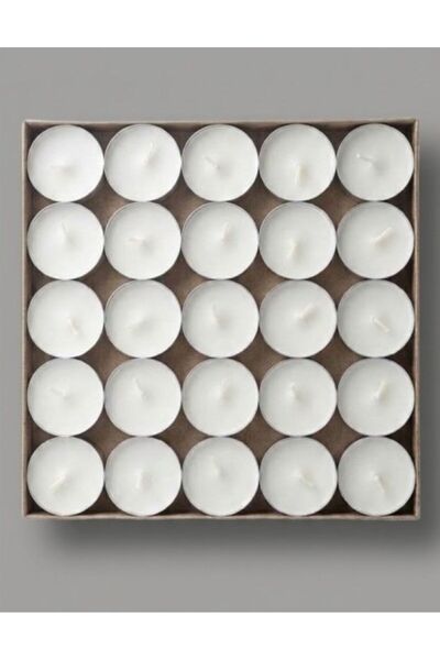 TEALIGHT 25Lİ PAKET BEYAZ