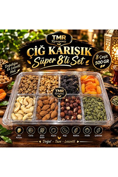 Genel Markalar Çiğ Karışık Süper 8'li Set 500 Gram