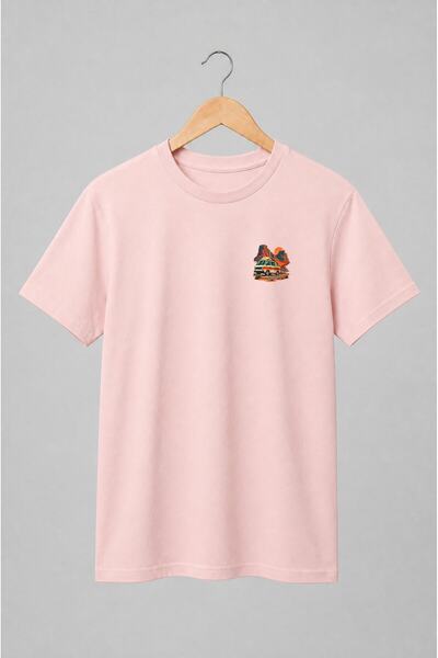 Generic Brand Tricou unisex cu Autorulotă vintage în peisaj deșertic