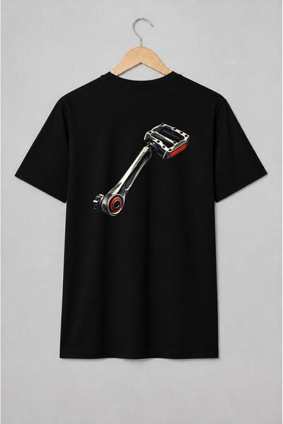 Generic Brand Tricou unisex cu Pedală de bicicletă streetwear