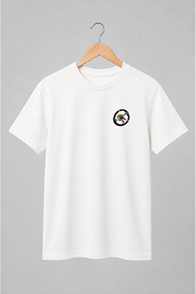 Generic Brand Tricou unisex cu Volan de curse stil retro