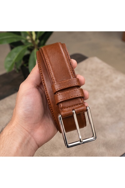 NahitaTyana Genuine Leather Men's Belt 100% Real Leather
