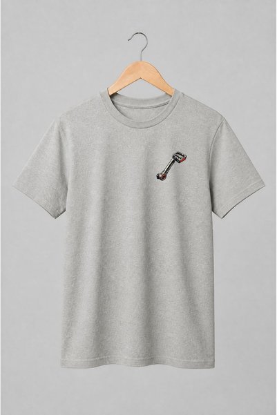 Generic Brand Tricou unisex cu Pedală mecanică futuristă