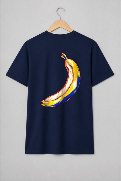 Generic Brand Tricou unisex cu Banană pop-art