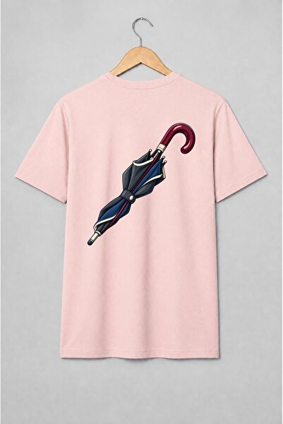 Generic Brand Tricou unisex cu Umbrelă pliabilă streetwear