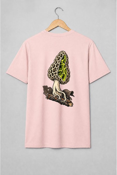 Generic Brand Tricou unisex cu Ciupercă secționată vintage
