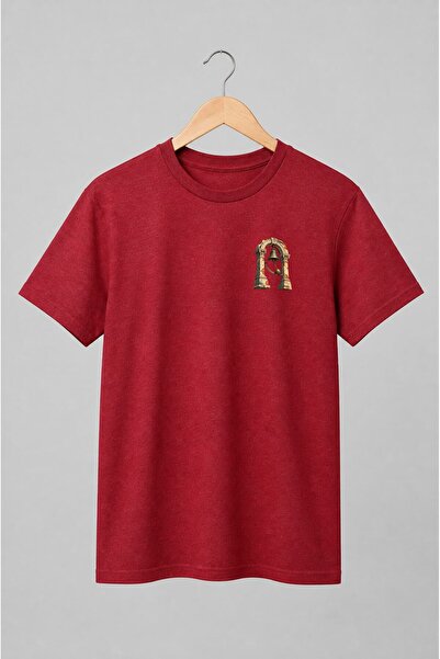 Generic Brand Tricou unisex cu Clopot sub arcadă cu coloane corintice vintage