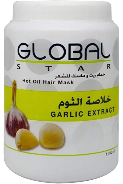 Globalstar قناع الشعر بزيت الثوم من جلوبال ستار، 1500 مل