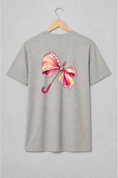 Generic Brand Tricou unisex cu Umbrelă vintage