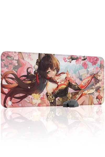 mousepad bastir Fugue Honkai: Star Rail Anime V4 - 90X40 Gaming Mouse Pad Mou...