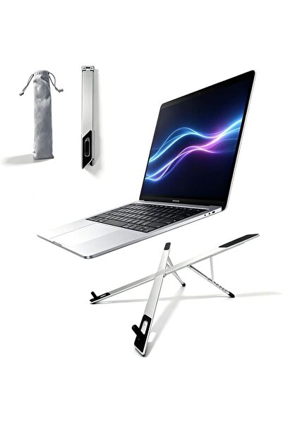 mikuso Portable Laptop Stand, Aluminum Foldable X-Shape for Travel