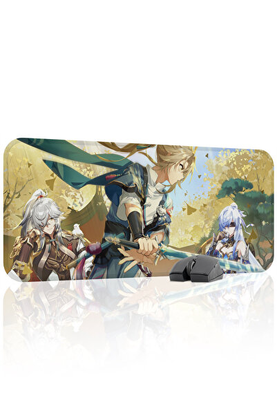 mousepad bastir Yanqing Honkai: Star Rail Anime V1 - 70x30 Gaming Mouse Pad Α...