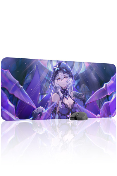 mousepad bastir Black Swan Honkai: Star Rail Anime V2 - 90x40 Gaming Mouse Pa...