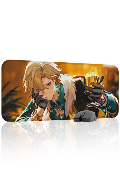 mousepad bastir Aventurine Honkai: Star Rail Anime V4 - 70x30 Gaming Mouse Pa...