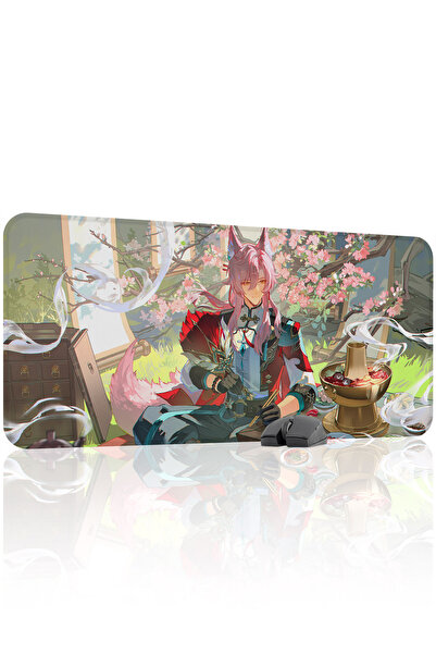 mousepad bastir Jiaoqiu Honkai: Star Rail Anime V5 - 90x40 Gaming Mouse Pad Α...