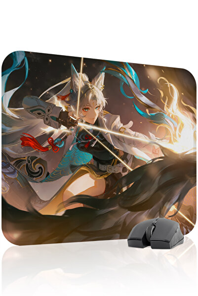 mousepad bastir Feixiao Honkai: Star Rail Anime V2 - 48x40 Gaming Mouse Pad Α...