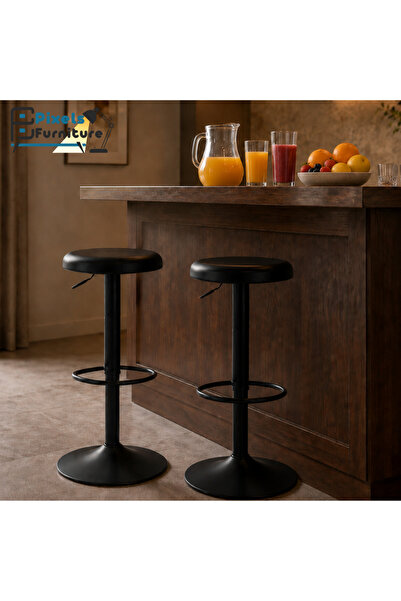 PixelsFurniture كرسي بار من بكسل الأثاث قابل للتعديل بتصميم عصري ونمط دوار بم...
