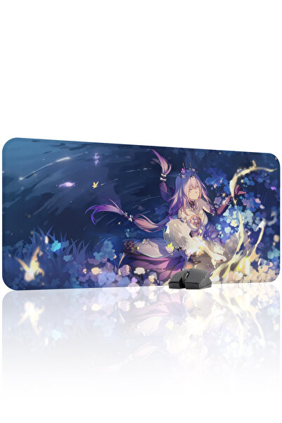mousepad bastir Castorice Honkai: Star Rail Anime V4 - 90X40 Gaming Mouse Pad...