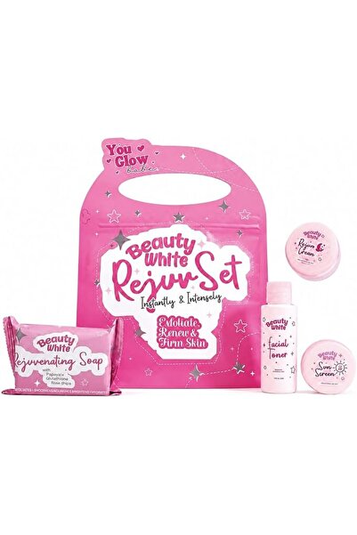 ECVV You Glow Babe Beauty White Rejuv 4-in-1 Skincare Set with Rejuvenating S...