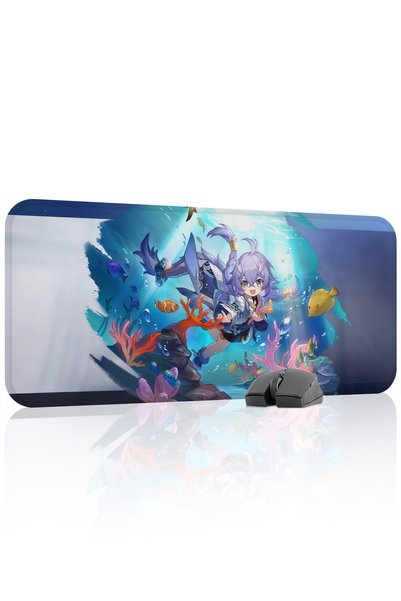 mousepad bastir Bailu Honkai: Star Rail Anime V1 - 70x30 Gaming Mouse Pad Αντ...