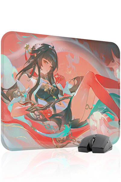 mousepad bastir Lingsha Honkai: Star Rail Anime V1 - 48x40 Gaming Mouse Pad Α...