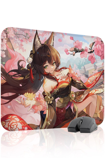 mousepad bastir Fugue Honkai: Star Rail Anime V4 - 48x40 Gaming Mouse Pad Αντ...