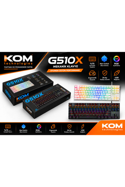 GOOD PRO G510 X Blue Switch %75 Compact Klavye