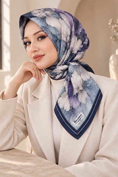Big ModaEbrar Desenli Soft Eşarp - 016