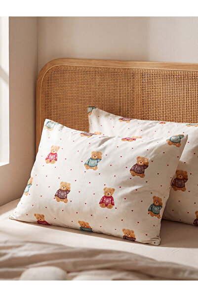 LC Waikiki I Teddy Bear Embroidered Pillowcase 2-Pack 50X70 cm from Freezen S...