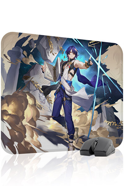 mousepad bastir Δρ. Ratio Honkai: Star Rail Anime V5 - 48x40 Gaming Mouse Pad...