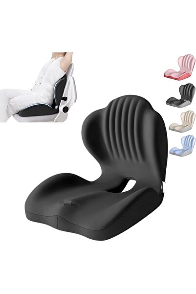 Paporich 2-in-1 Memory Foam Seat and Back Cushion with Lumbar Support, L-Shap...