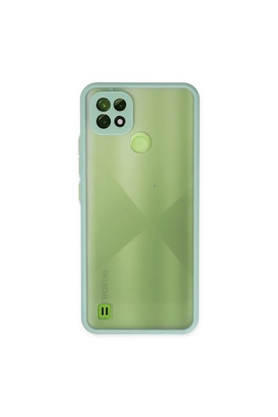 FMA جراب Realme C21 غطاء سيليكون مونتريال - تركواز