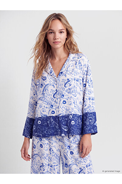 LC Waikiki Alita City with a Difference, Lcw Dream Ecru Voile Patterned Long ...