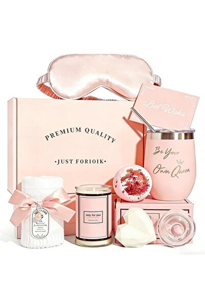 BLYPHOO Luxury Spa Gift Box for Women 7 PCS Scented Candles & Bath Bombs Set，...
