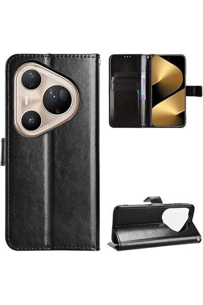 GENERAL Cover Compatible with Huawei Pura 80 Pro Case,Durable Leather Wallet ...