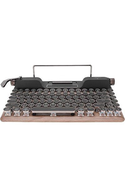 GENERAL XUMIUZIY Retro Typewriter Keyboard, Wireless Mechanical Gaming Keyboa...