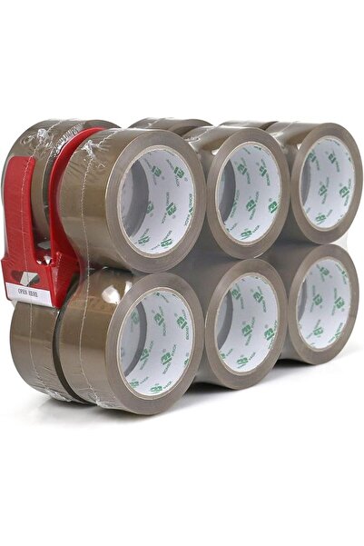BOMEI PACK 12 Rolls Packing Tape with Free Dispenser 1.88In x 72Y Packaging T...