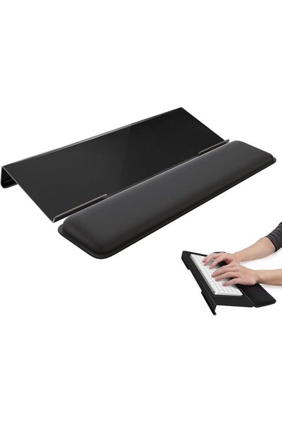 Generic Computer Keyboard Wrist Rest Stand for Desktop, Keyboard Holder for E...