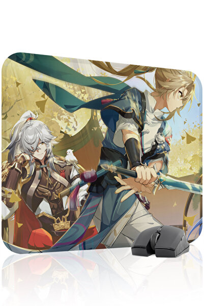 mousepad bastir Yanqing Honkai: Star Rail Anime V1 - 48x40 Gaming Mouse Pad Α...
