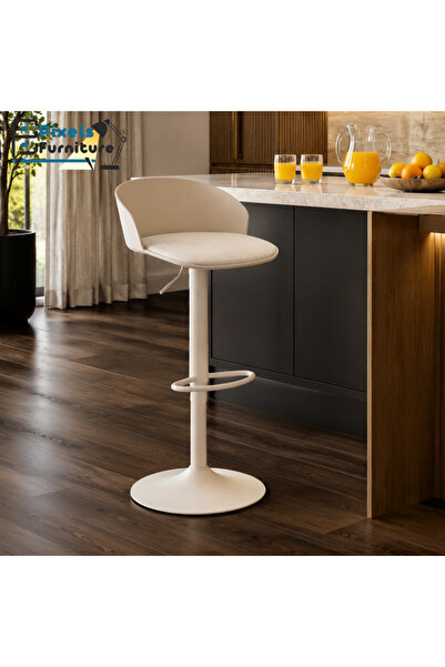PixelsFurniture كرسي بار من بكسل الأثاث قابل للتعديل بتصميم عصري ونمط دوار بم...