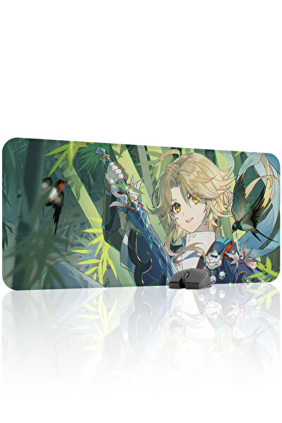 mousepad bastir Yanqing Honkai: Star Rail Anime V5 - 90x40 Gaming Mouse Pad Α...