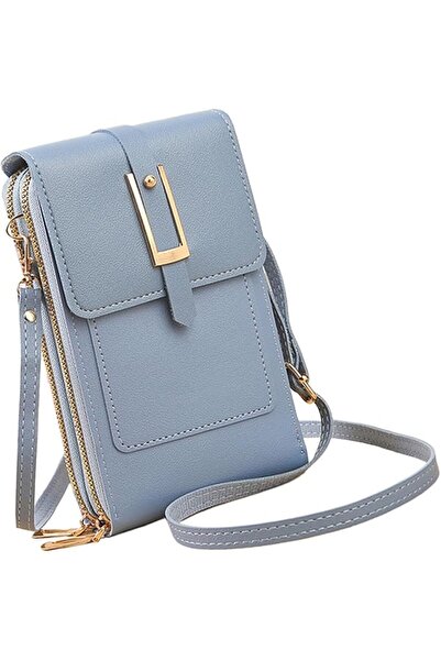 Generic Cell Phone Bags for Women Fashion Multi-Compartment Smooth Zipper