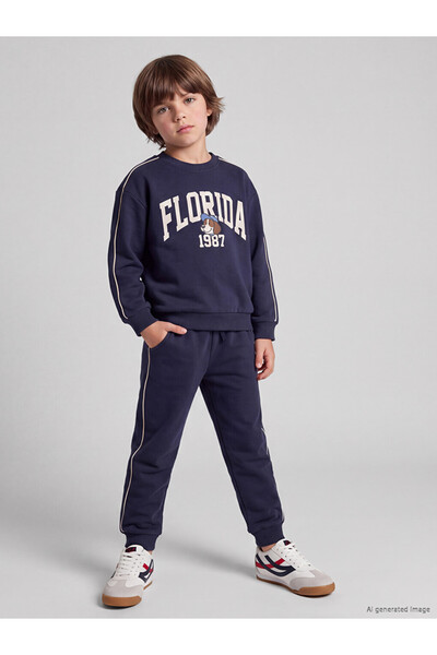 LC Waikiki Rmz Gi̇yi̇m Farkiyla Printed Boys' Set
