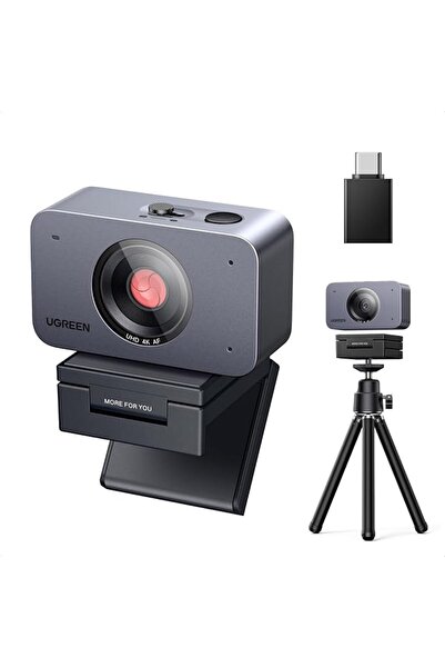 Ugreen 4K Face AE Portable Webcam with Horizontal and Vertical Switch for
