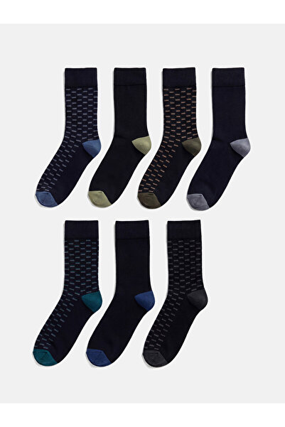 LC Waikiki I Embroidered Men's Socks 7-Piece Pack from Freezen Store