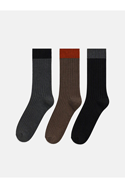 LC Waikiki I Color Block Men's Socks 3-Pack from Freezen Store