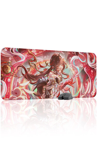 mousepad bastir Lingsha Honkai: Star Rail Anime V5 - 90x40 Gaming Mouse Pad Α...