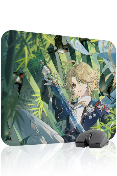 mousepad bastir Yanqing Honkai: Star Rail Anime V5 - 48X40 Gaming Mouse Pad M...